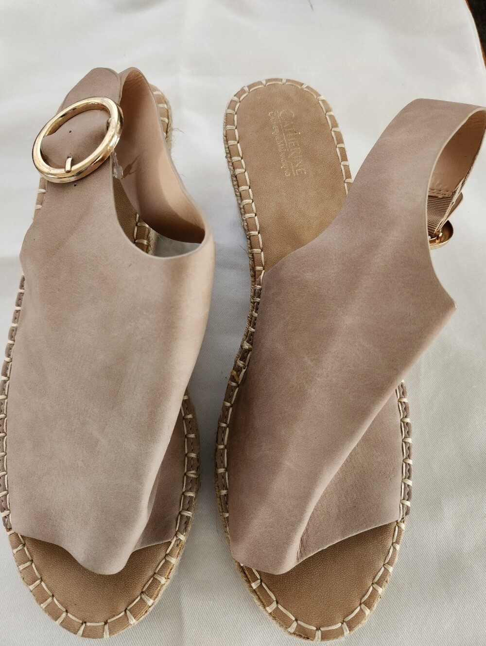 Catherine Malandrino Cirkly Espadrille 2.5" Wedge Sandals Size 12